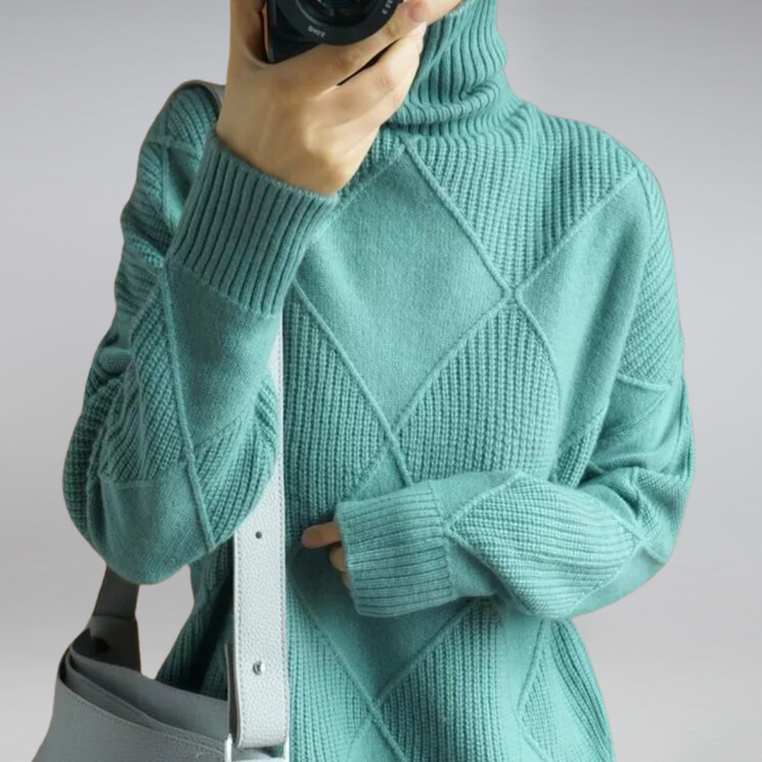 SIENNA - CASHMERE TURTLENECK SWEATER