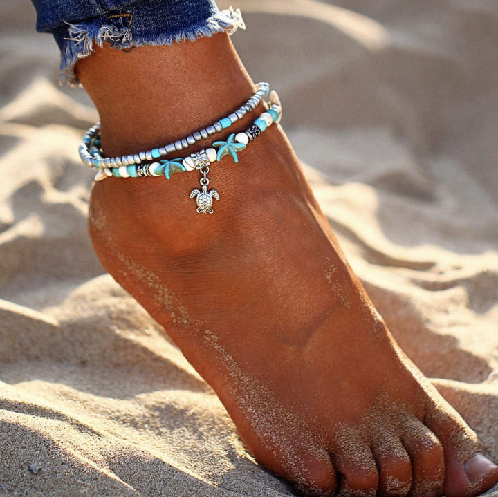 Islyn™ Starfish and Sea Turtle Anklet