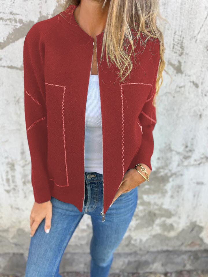CASSIE - CASUAL ZIP VEST