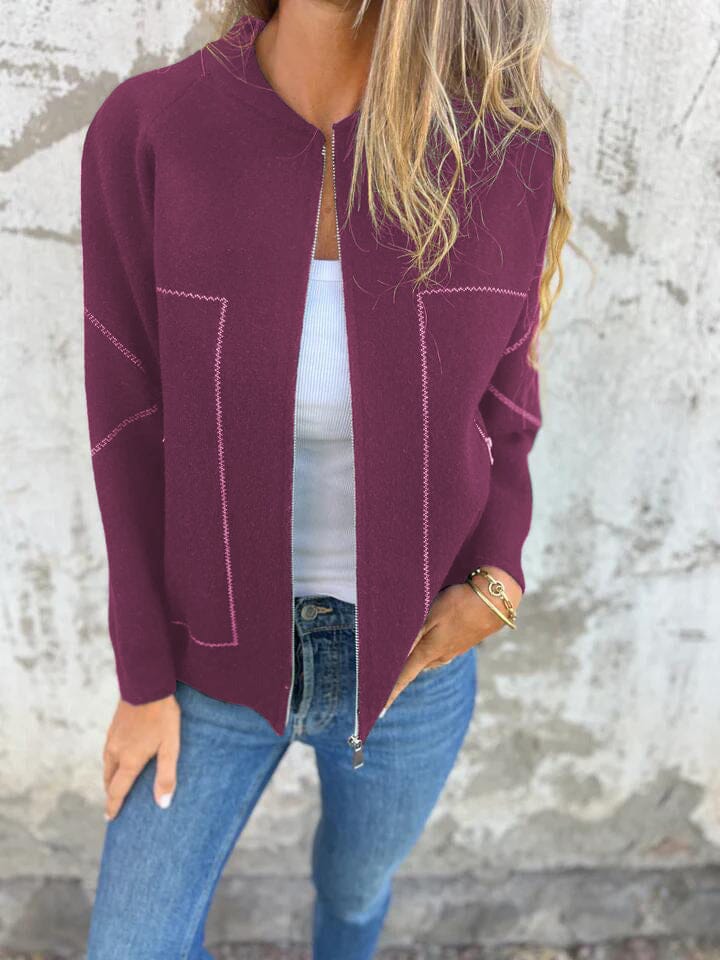 CASSIE - CASUAL ZIP VEST