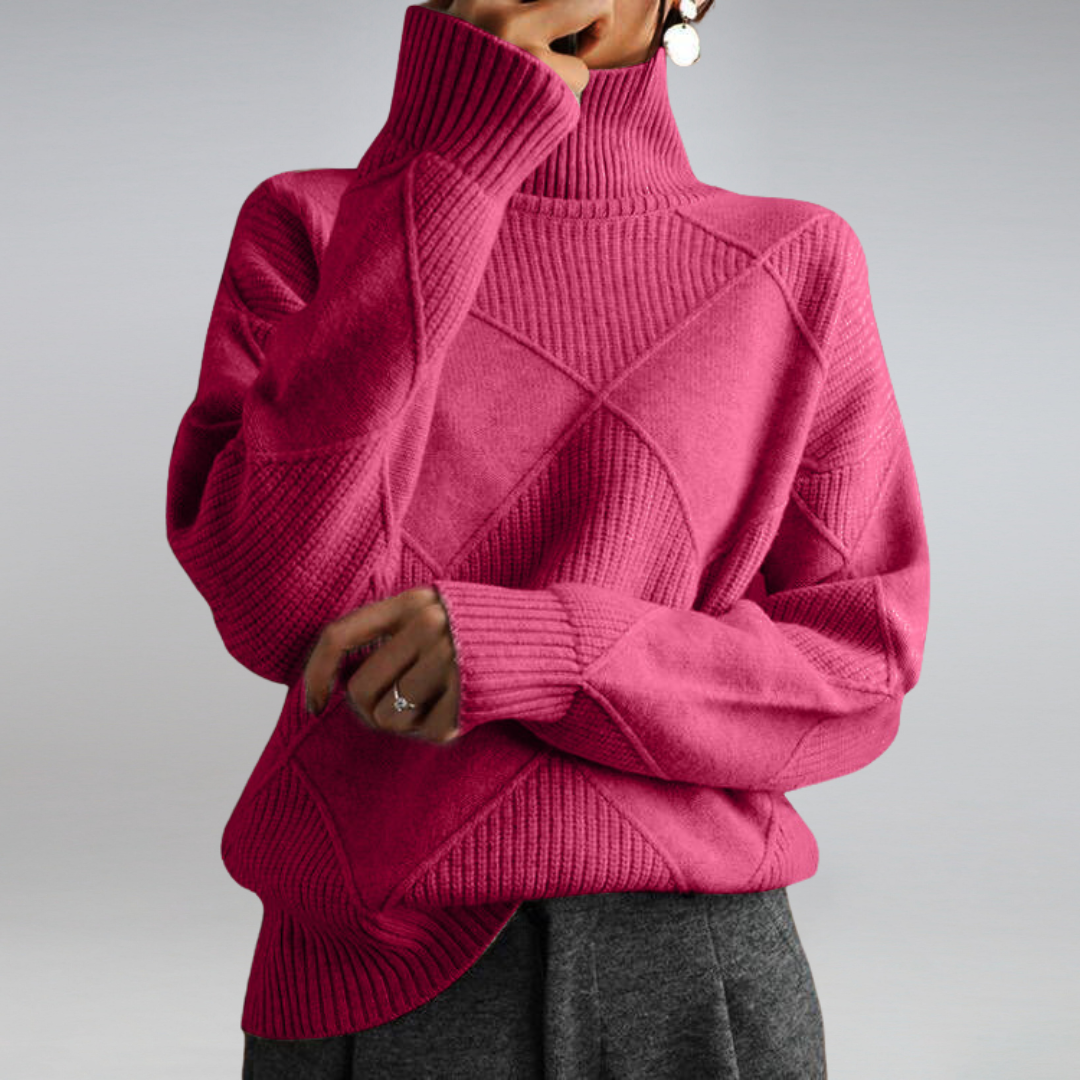 SIENNA - CASHMERE TURTLENECK SWEATER