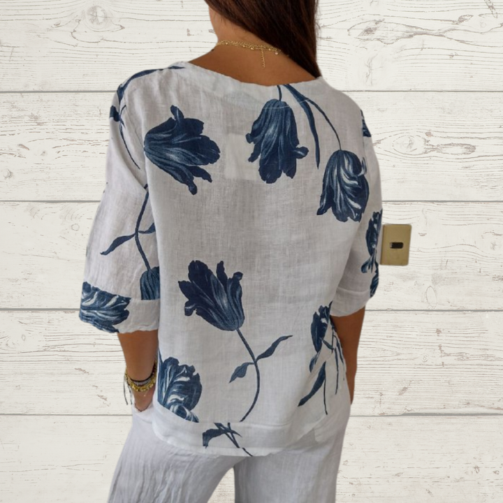 Jolirae™ Elegant Printed Dress with Comfortable Fit and Casual Style