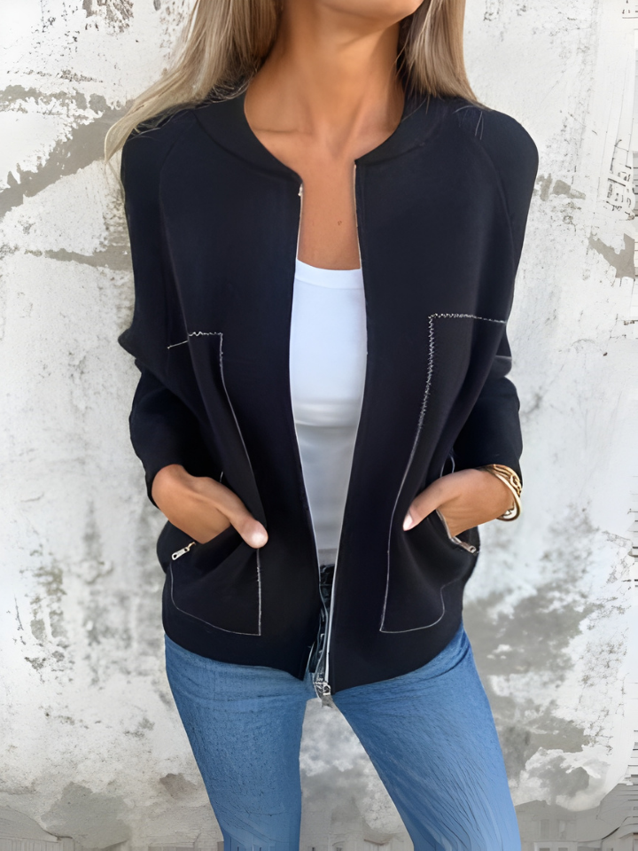 CASSIE - CASUAL ZIP VEST