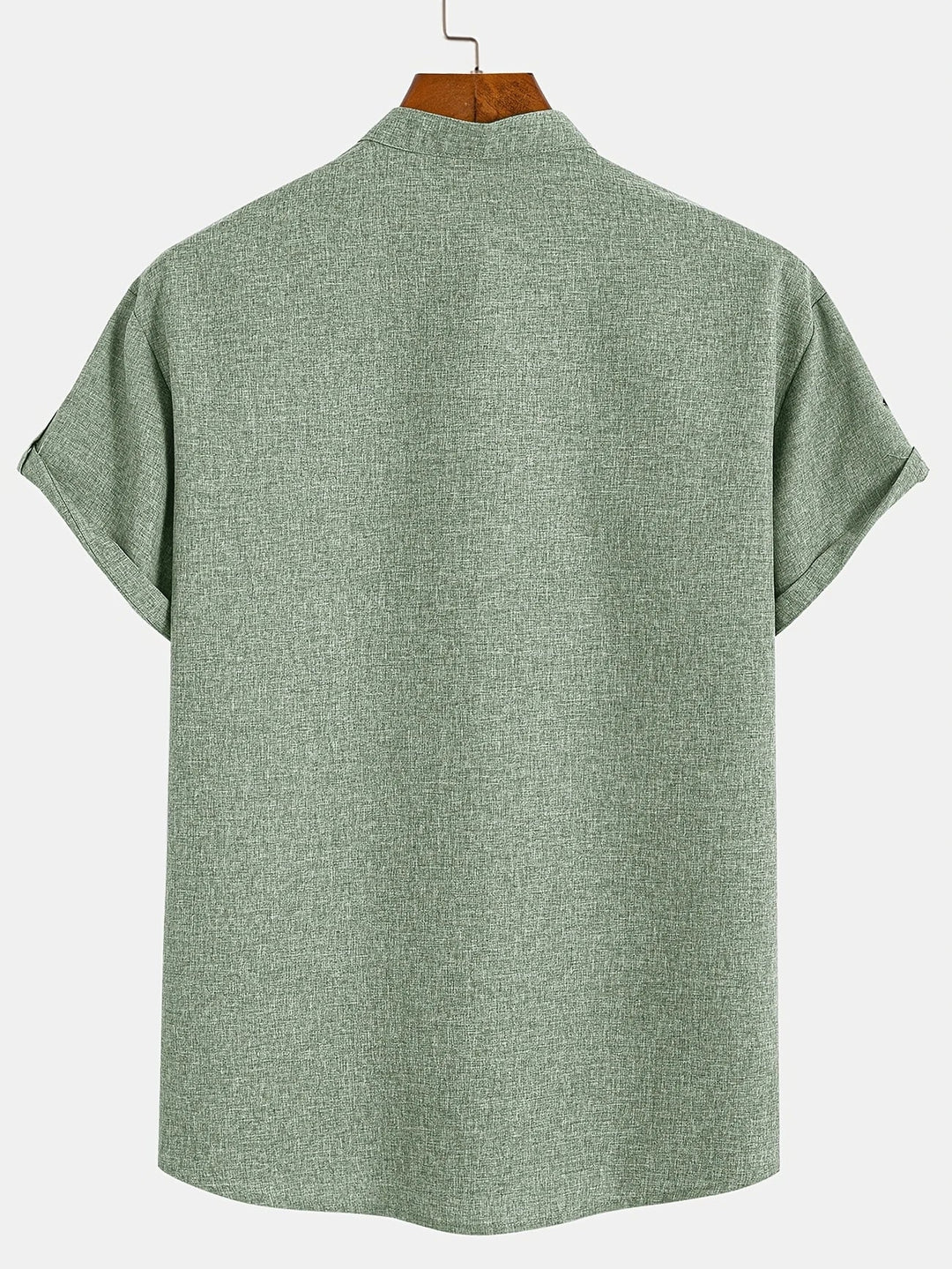 Hayes™ Elegant Short Sleeve High Neck Shirt