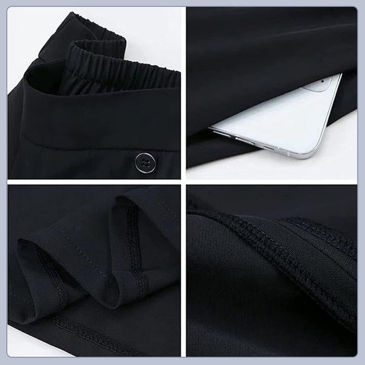 Ansira™ Elegant Pleated Wide Leg Pants