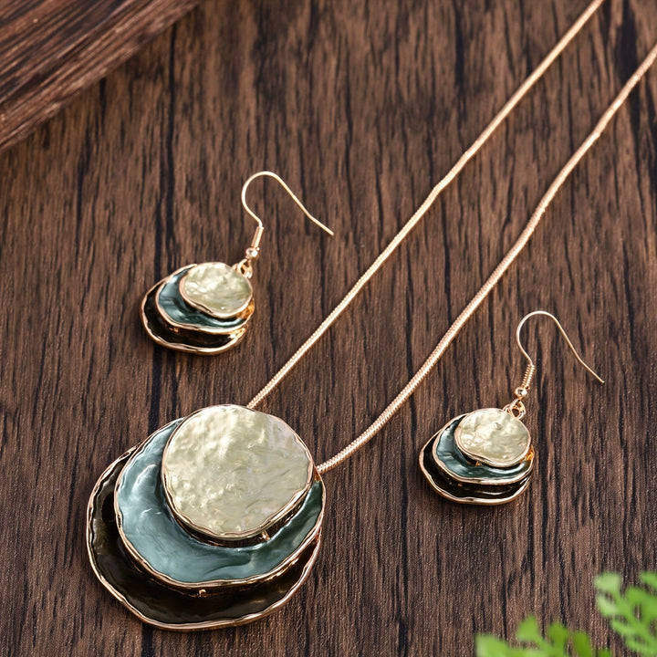 Vedae™ Elegant Flower Earrings with Gold Finish and Pearl