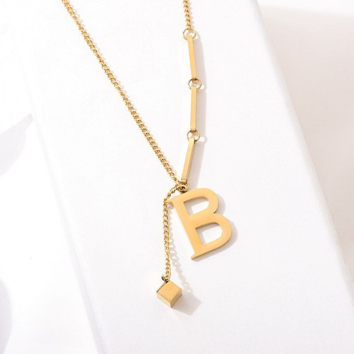 Blakely™ Necklace with Personalized Initial in Elegant Finish