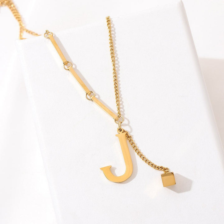 Blakely™ Necklace with Personalized Initial in Elegant Finish