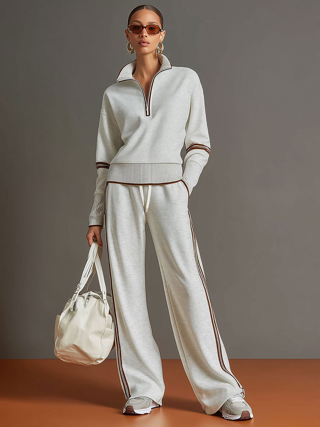 Ansley™ Knit Set with Wide Leg Pants