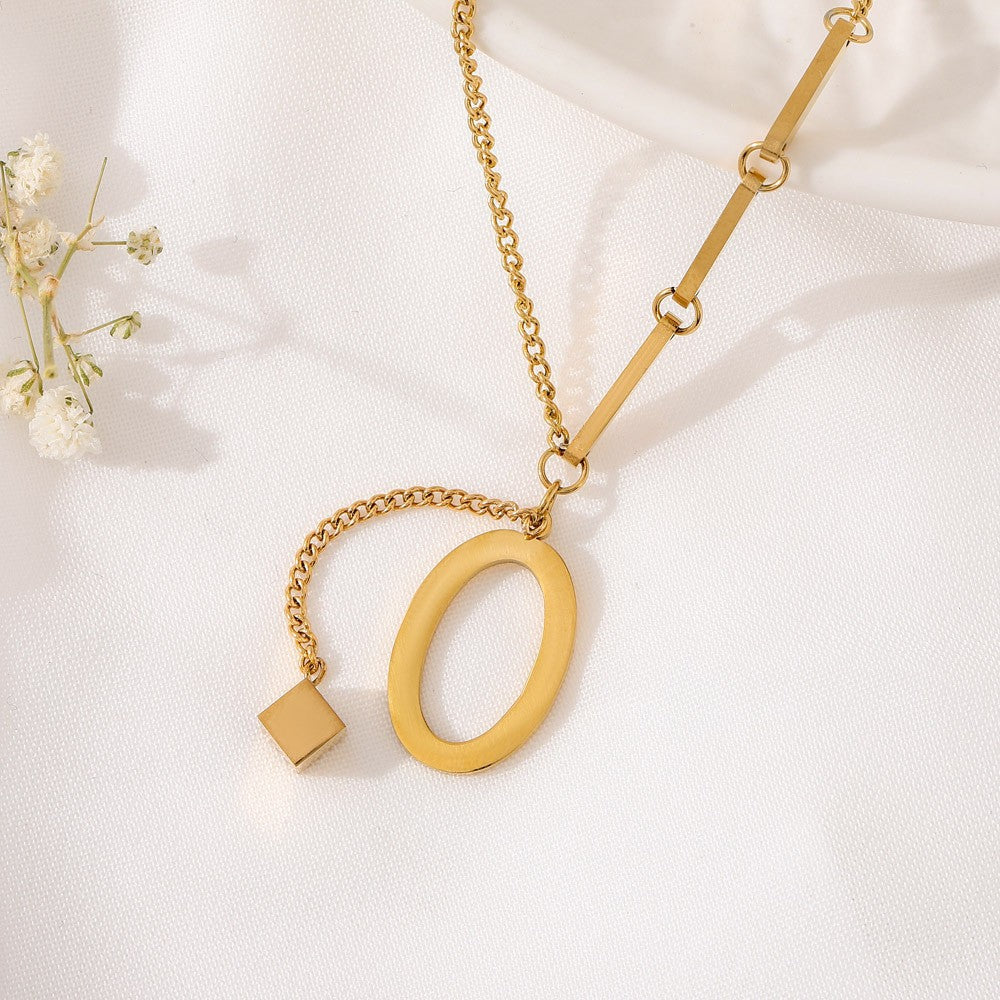Blakely™ Necklace with Personalized Initial in Elegant Finish