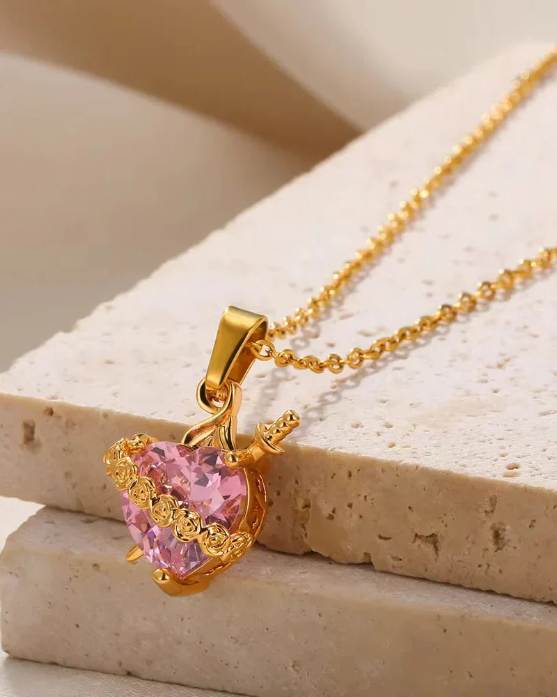 Pippa™ Immaculate Heart of Mary Collar (Gold Plated)