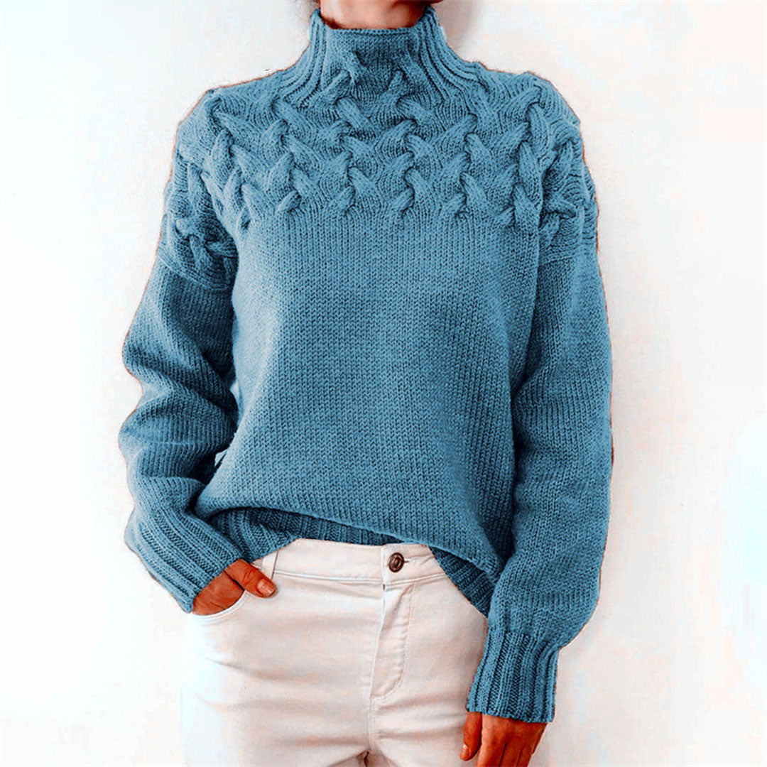 TIARNI - KNITTED TURTLENECK SWEATER