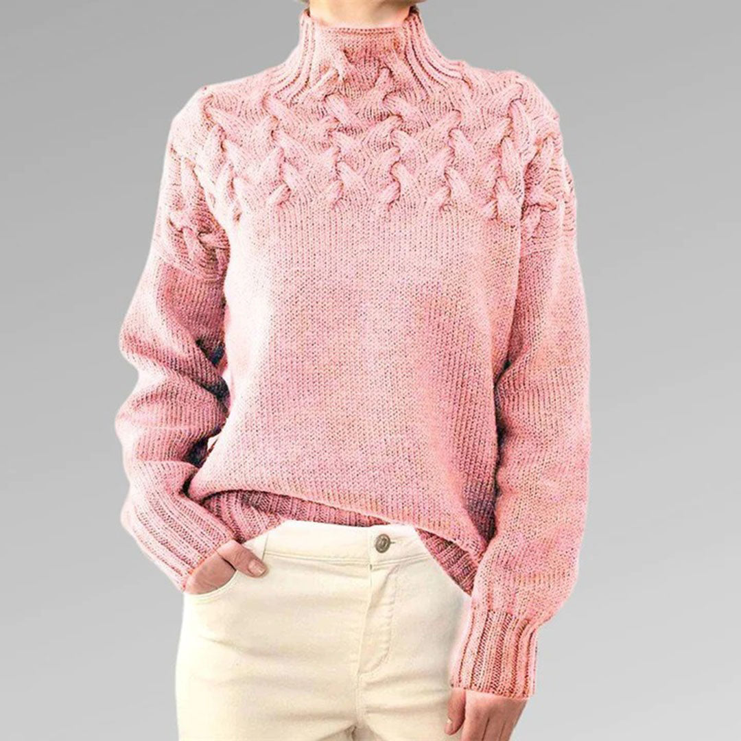 TIARNI - KNITTED TURTLENECK SWEATER