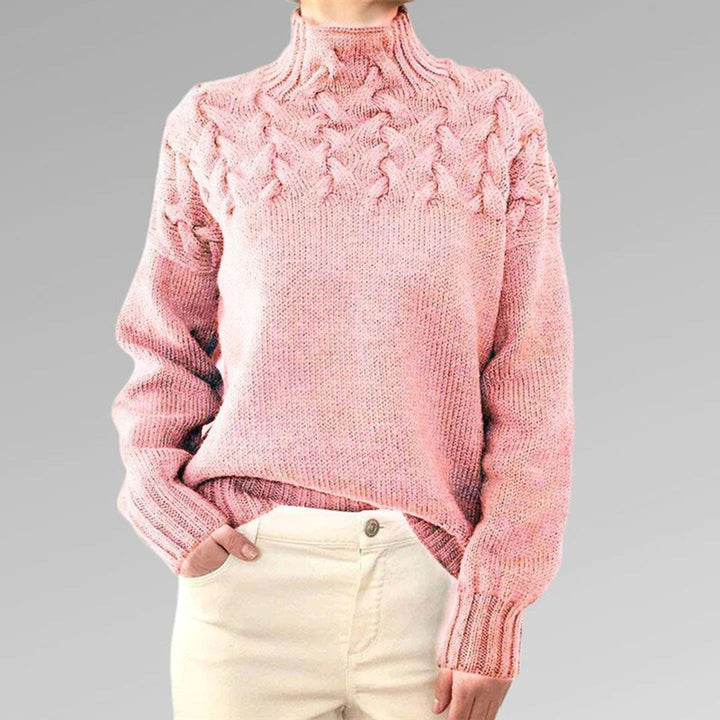 TIARNI - KNITTED TURTLENECK SWEATER