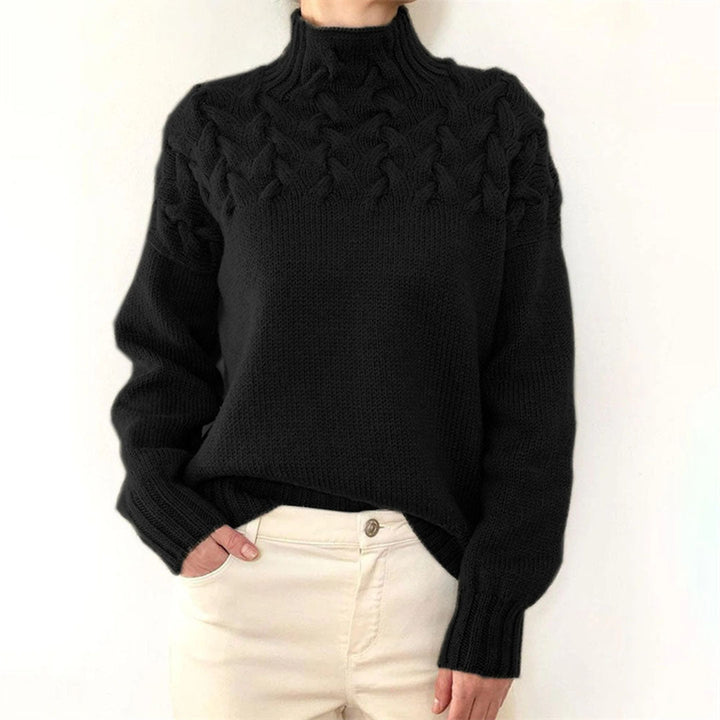 TIARNI - KNITTED TURTLENECK SWEATER