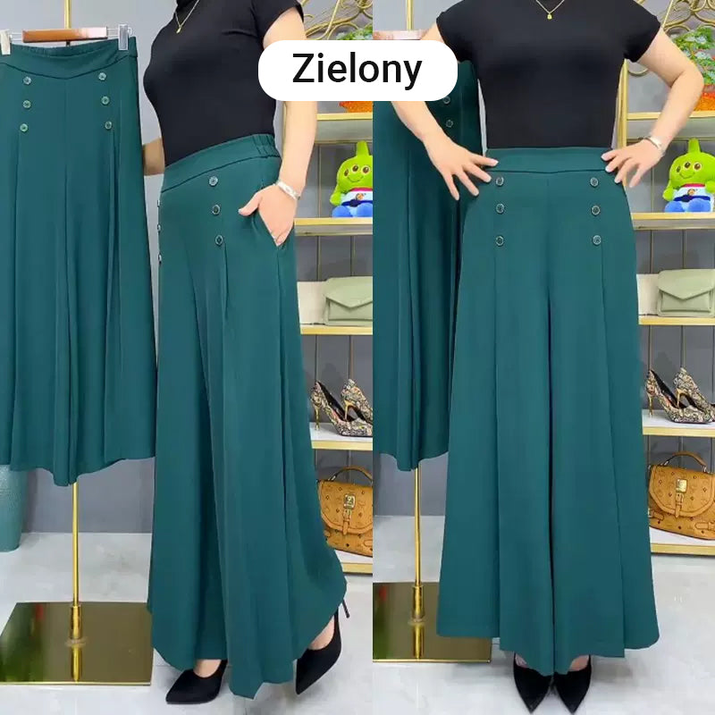 Nell™ Elegant Pleated Wide-Leg Pants
