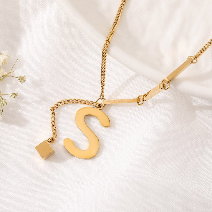 Blakely™ Necklace with Personalized Initial in Elegant Finish