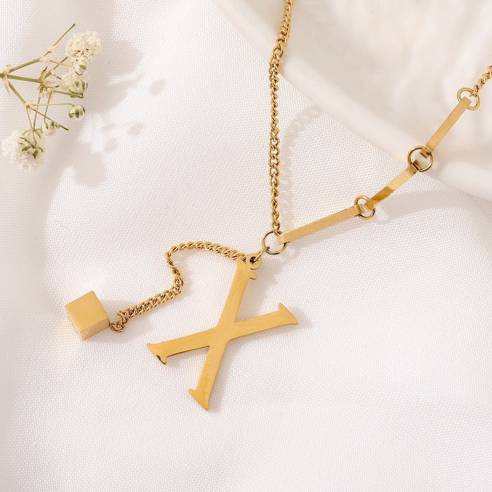 Blakely™ Necklace with Personalized Initial in Elegant Finish