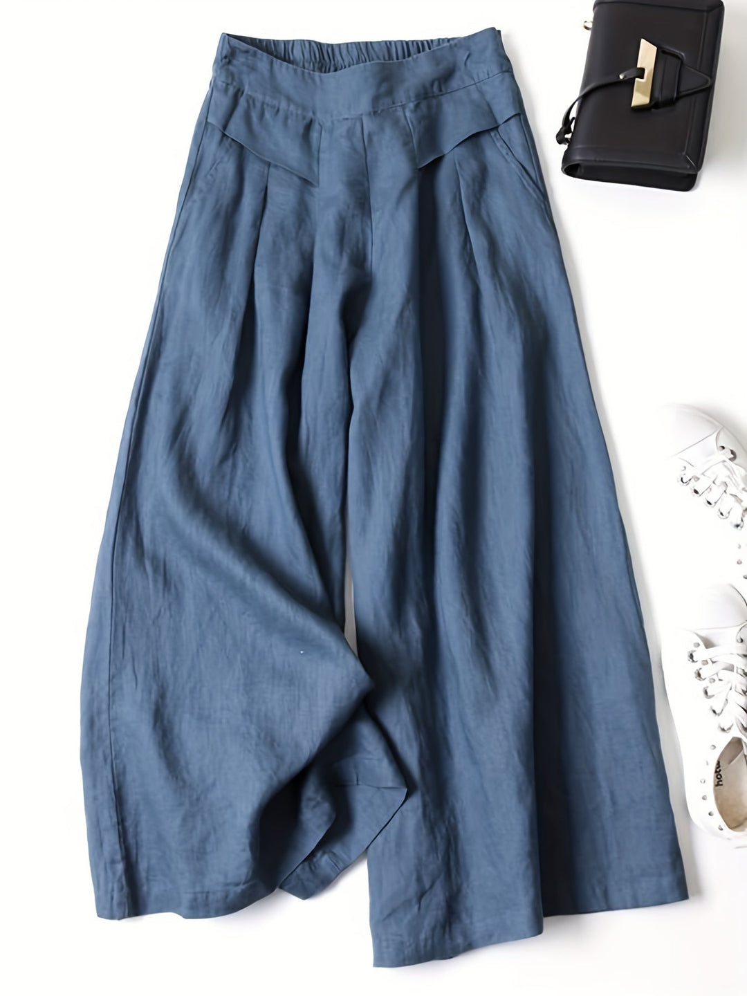Brisae™ Vintage Style Wide Leg Linen Pants