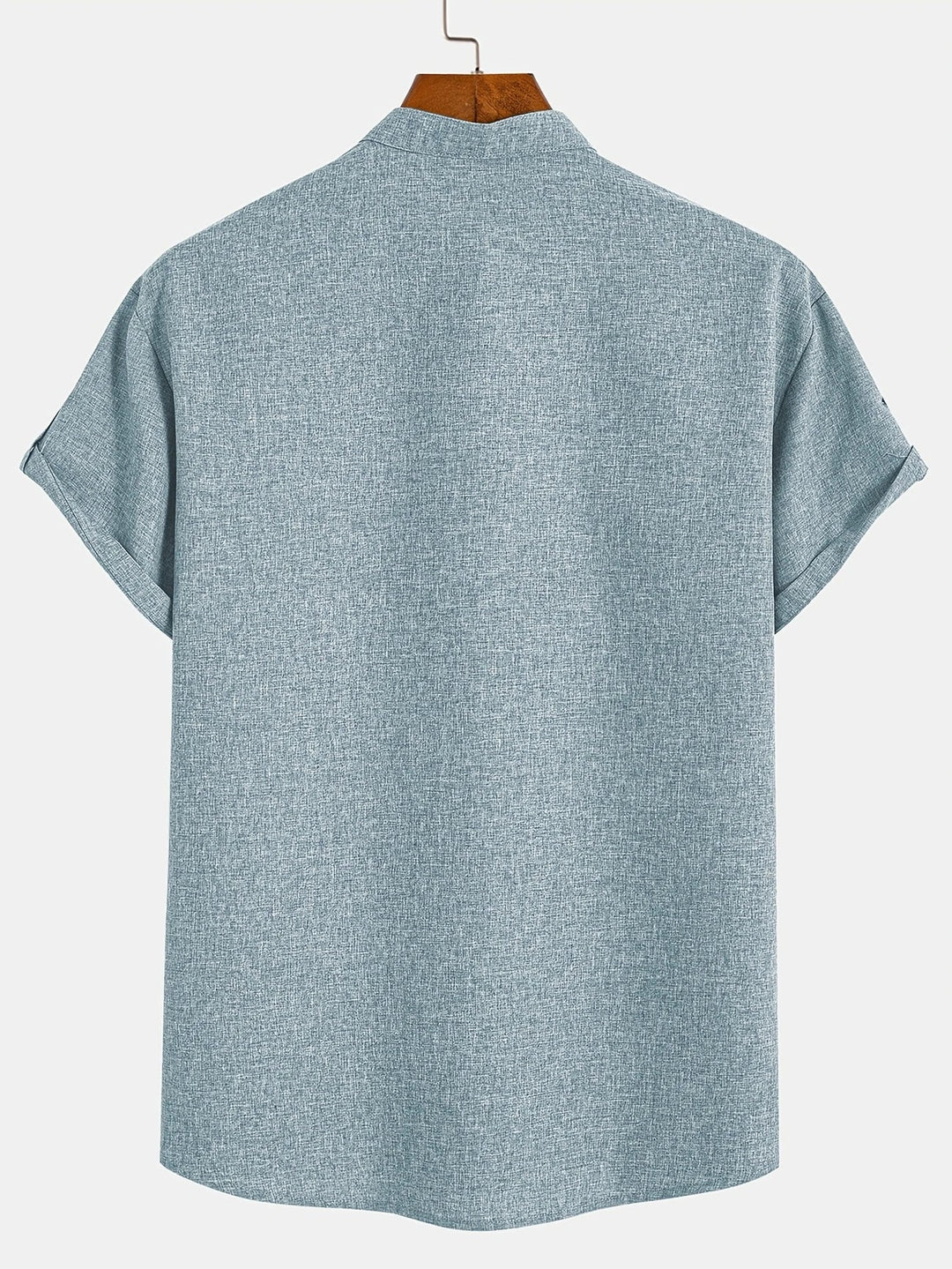 Hayes™ Elegant Short Sleeve High Neck Shirt