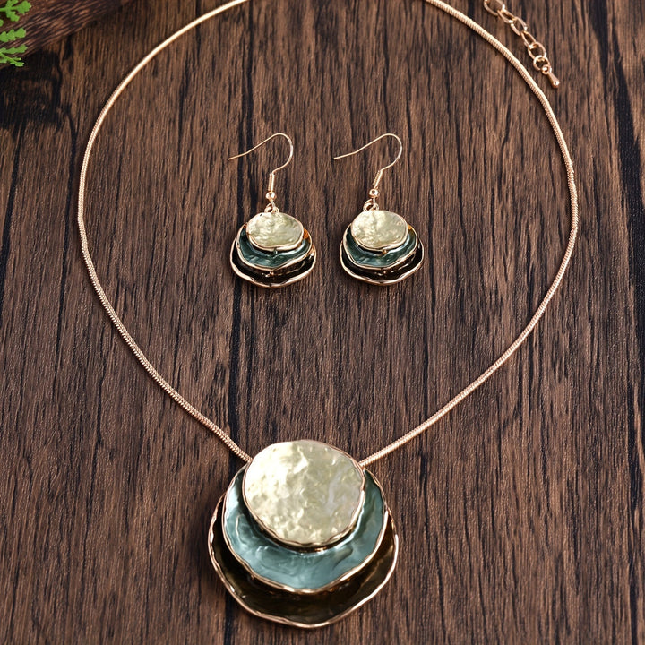 Vedae™ Elegant Flower Earrings with Gold Finish and Pearl
