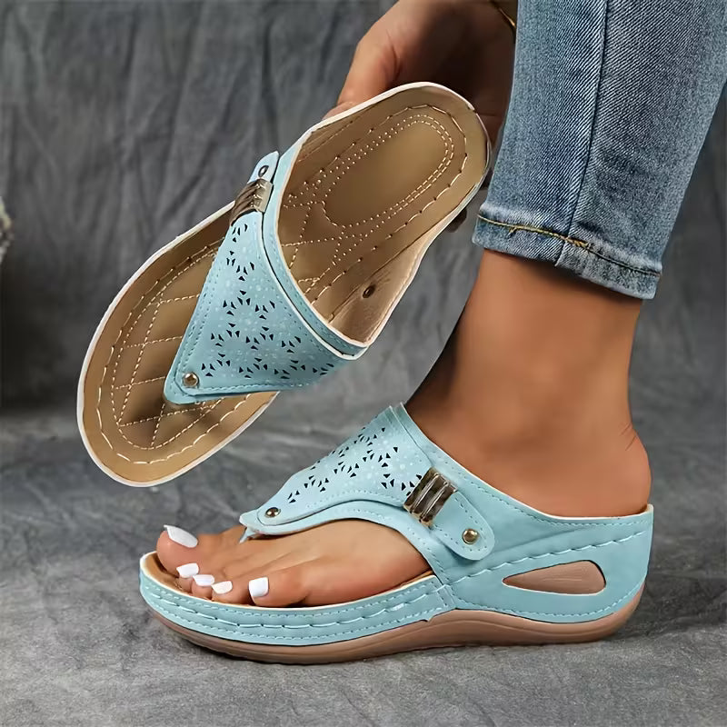 Navy™ Comfortable Heeled Sandals with Support
